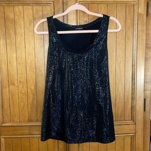 Express Black Shimmer tank